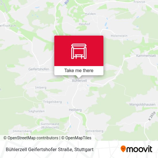 Bühlerzell Geifertshofer Straße map