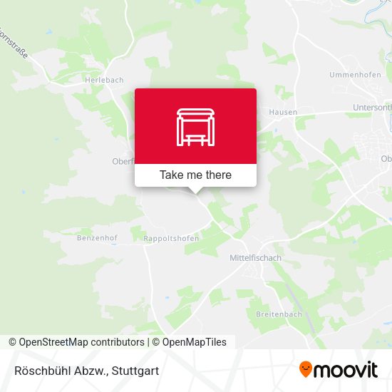 Карта Röschbühl Abzw.