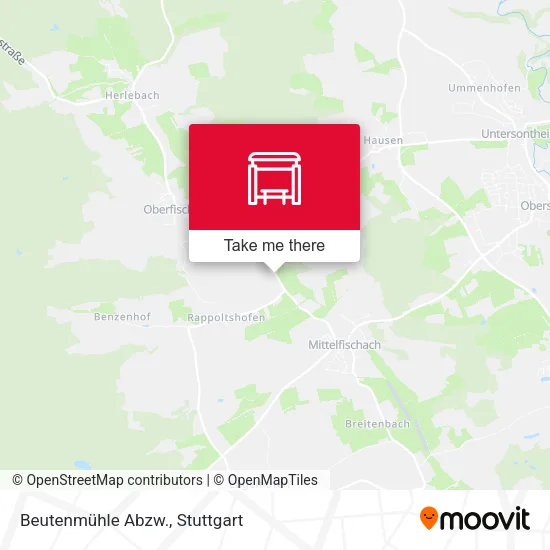 Карта Beutenmühle Abzw.