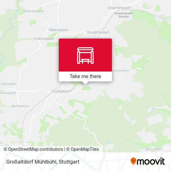 Großaltdorf Mühlbühl map