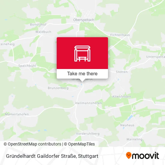 Карта Gründelhardt Gaildorfer Straße