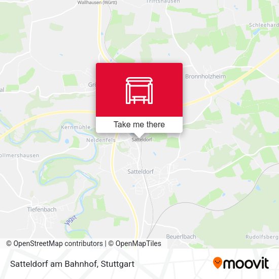 Карта Satteldorf am Bahnhof