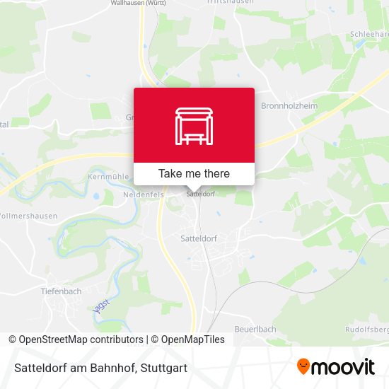 Satteldorf am Bahnhof map
