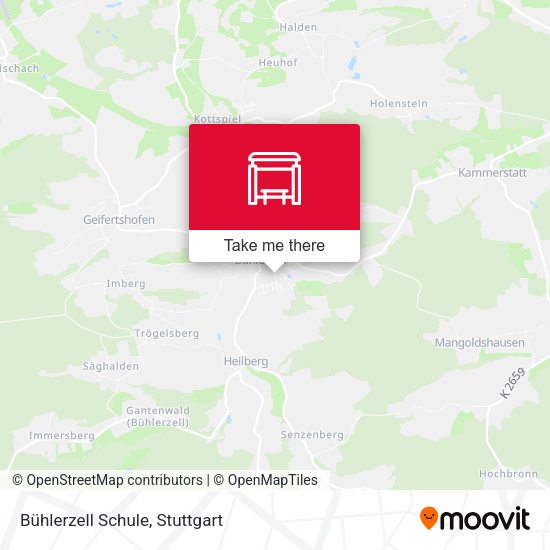 Карта Bühlerzell Schule