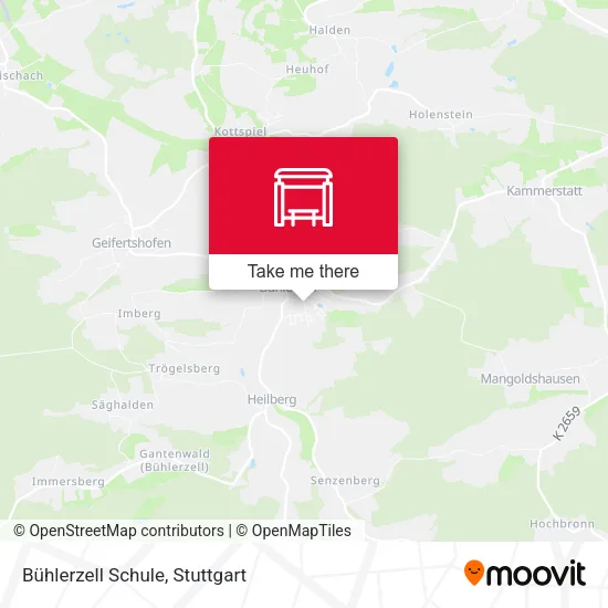 Карта Bühlerzell Schule