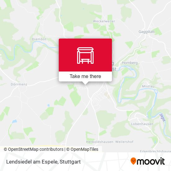 Карта Lendsiedel am Espele