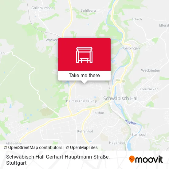 Карта Schwäbisch Hall Gerhart-Hauptmann-Straße