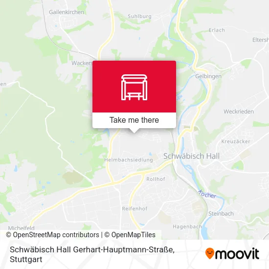 Карта Schwäbisch Hall Gerhart-Hauptmann-Straße