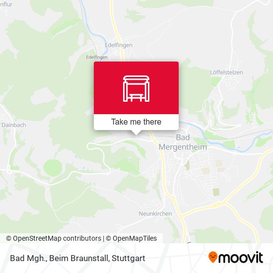 Карта Bad Mgh., Beim Braunstall
