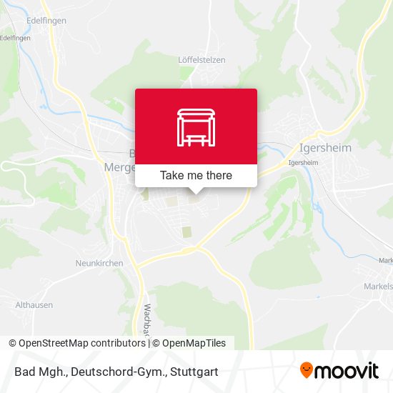 Bad Mgh., Deutschord-Gym. map