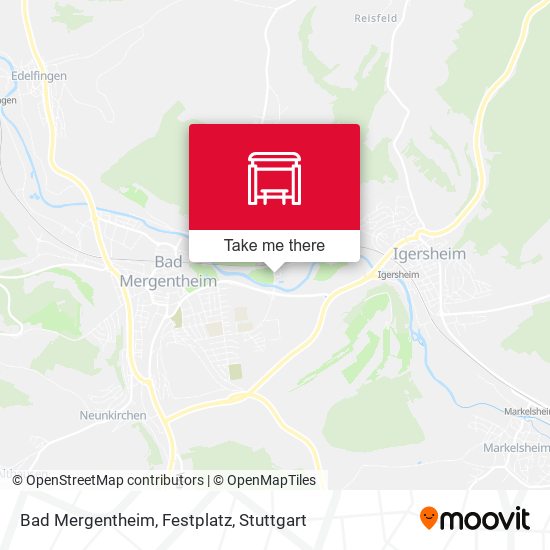 Bad Mergentheim, Festplatz map