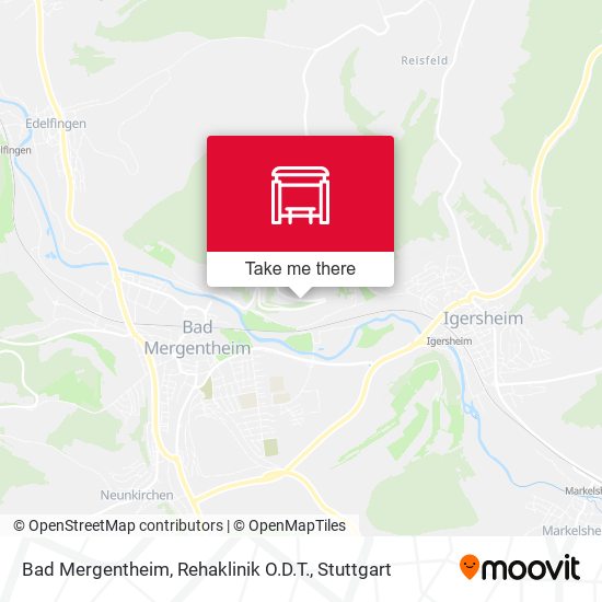 Bad Mergentheim, Rehaklinik O.D.T. map