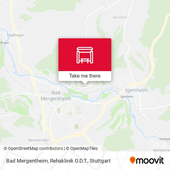 Bad Mergentheim, Rehaklinik O.D.T. map