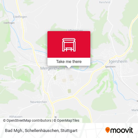 Bad Mgh., Schellenhäuschen map
