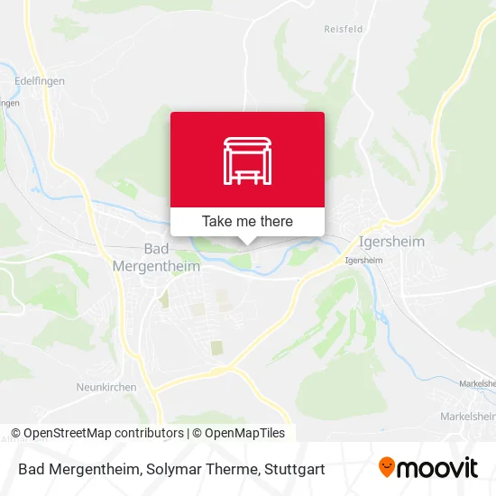 Карта Bad Mergentheim, Solymar Therme