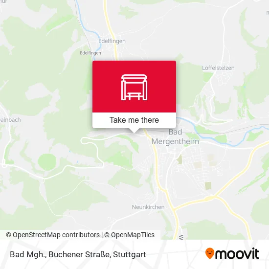 Карта Bad Mgh., Buchener Straße