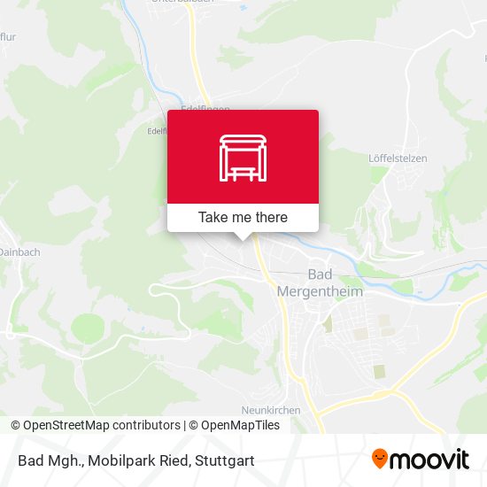 Карта Bad Mgh., Mobilpark Ried