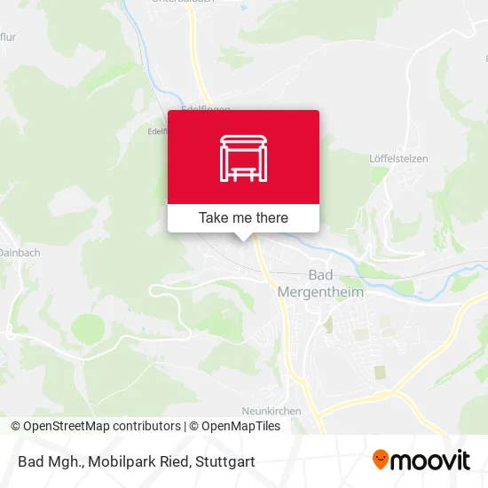 Карта Bad Mgh., Mobilpark Ried