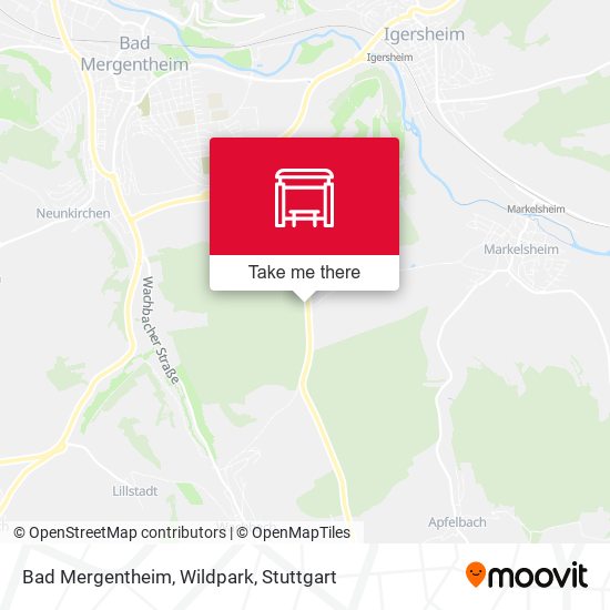 Bad Mergentheim, Wildpark map