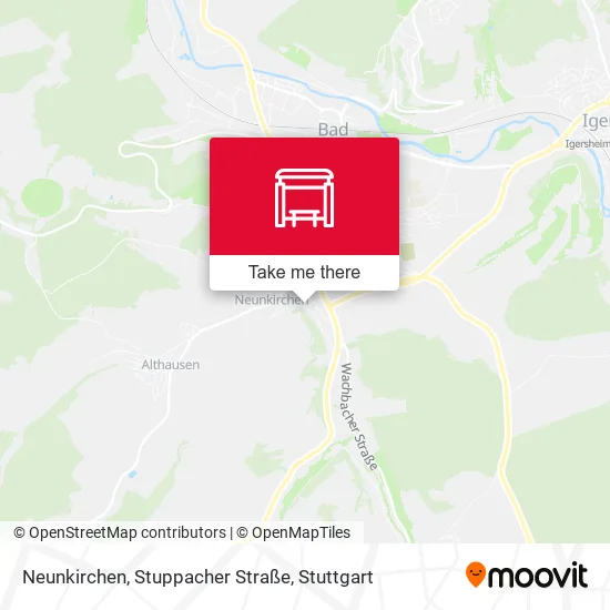 Карта Neunkirchen, Stuppacher Straße