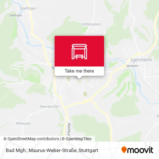Карта Bad Mgh., Maurus-Weber-Straße