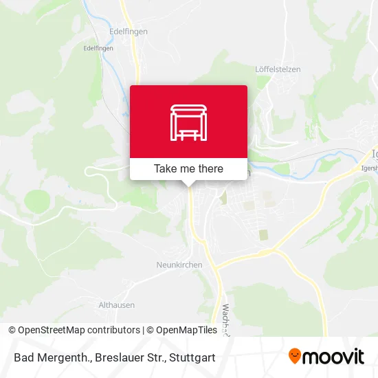 Карта Bad Mergenth., Breslauer Str.