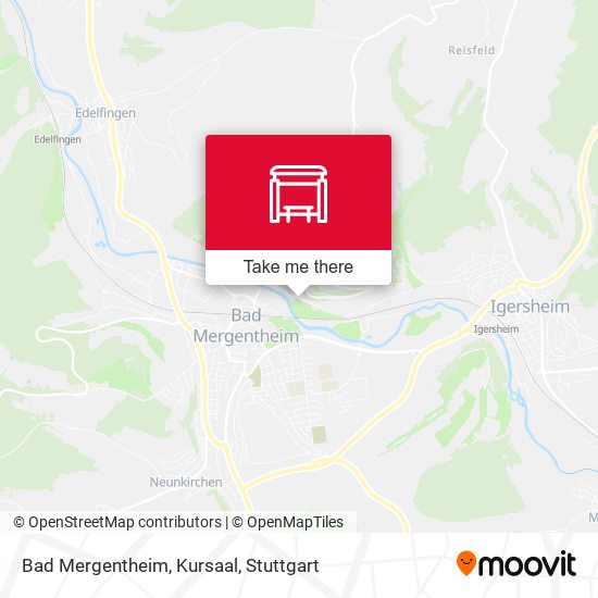 Bad Mergentheim, Kursaal map