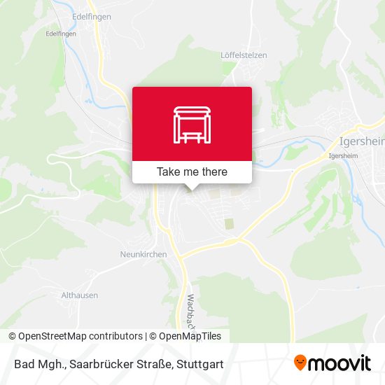 Bad Mgh., Saarbrücker Straße map