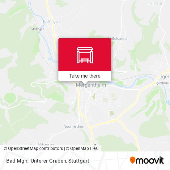 Карта Bad Mgh., Unterer Graben