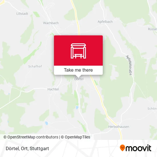 Карта Dörtel, Ort