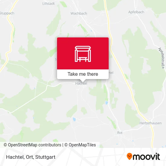 Карта Hachtel, Ort