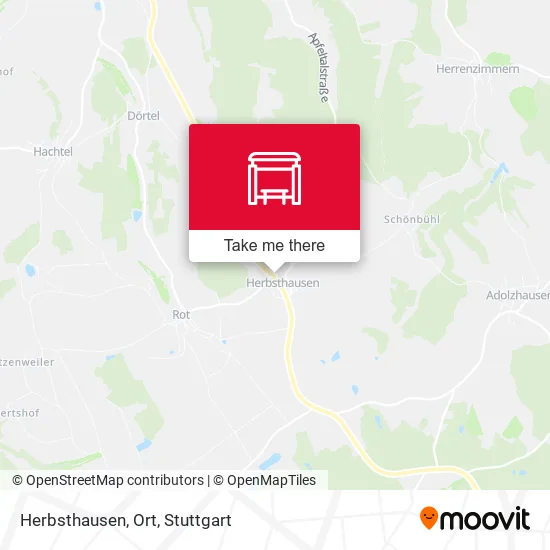 Карта Herbsthausen, Ort