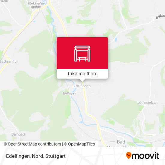 Карта Edelfingen, Nord