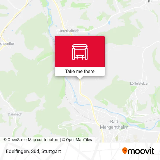 Карта Edelfingen, Süd