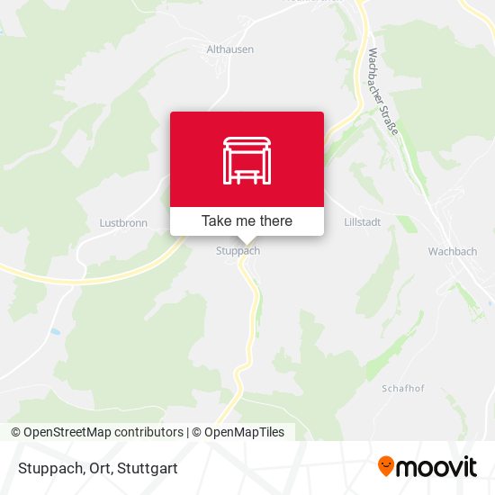 Карта Stuppach, Ort