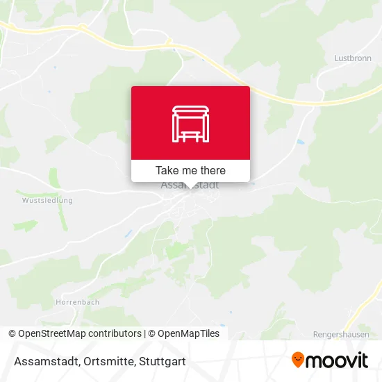 Карта Assamstadt, Ortsmitte
