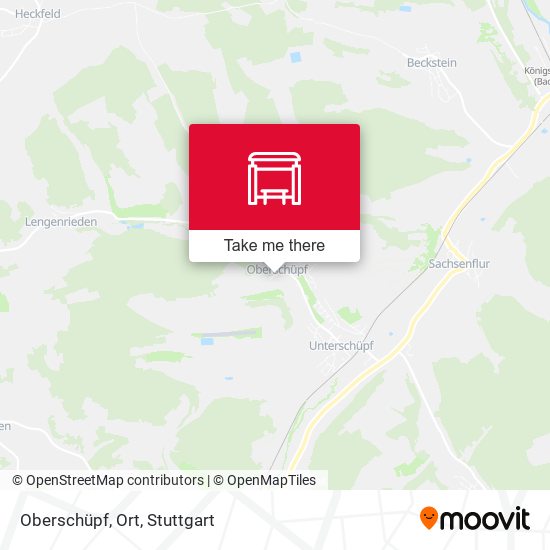 Карта Oberschüpf, Ort