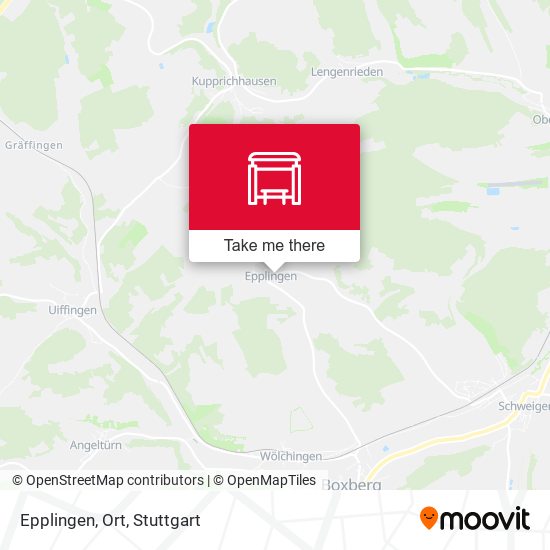 Карта Epplingen, Ort