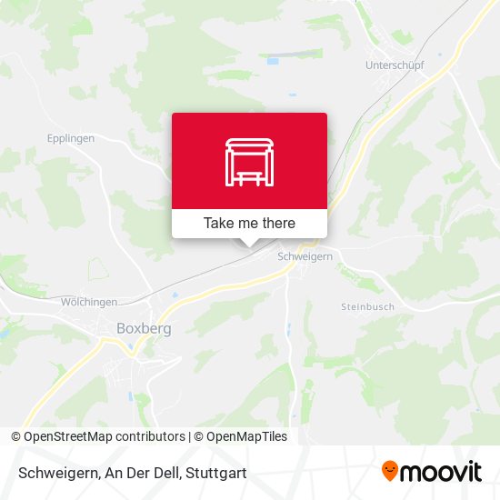 Schweigern, An Der Dell map