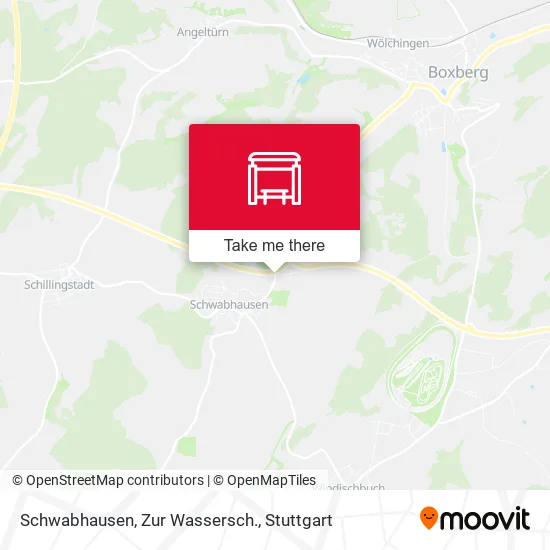 Карта Schwabhausen, Zur Wassersch.