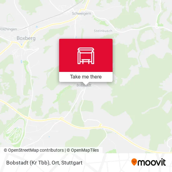 Карта Bobstadt (Kr Tbb), Ort