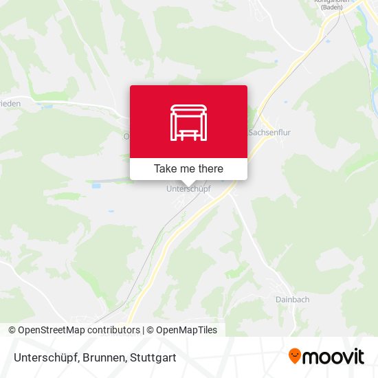 Unterschüpf, Brunnen map