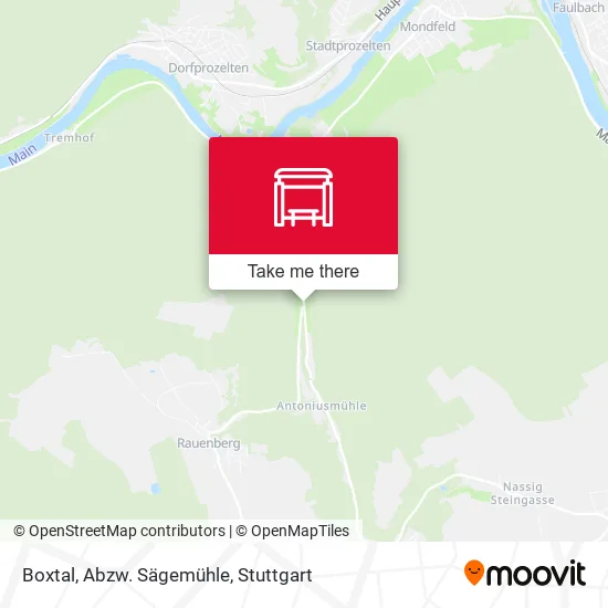 Карта Boxtal, Abzw. Sägemühle