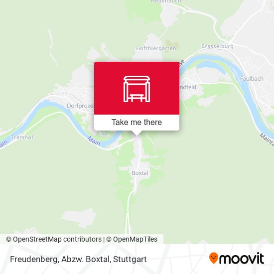 Freudenberg, Abzw. Boxtal map