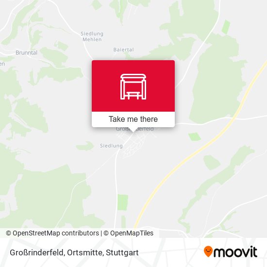 Großrinderfeld, Ortsmitte map