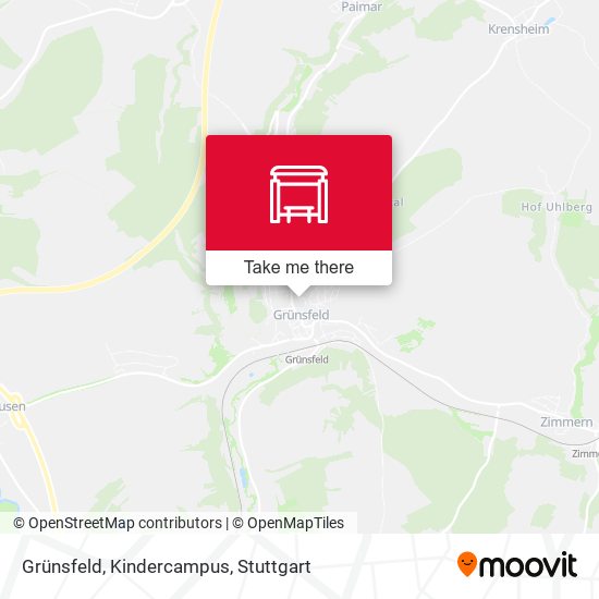 Карта Grünsfeld, Kindercampus