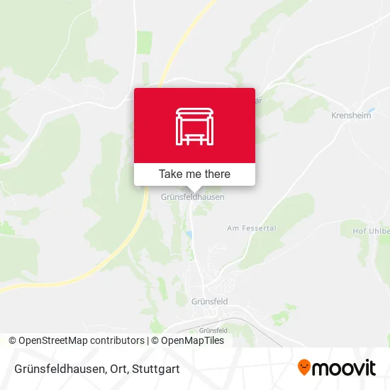 Карта Grünsfeldhausen, Ort