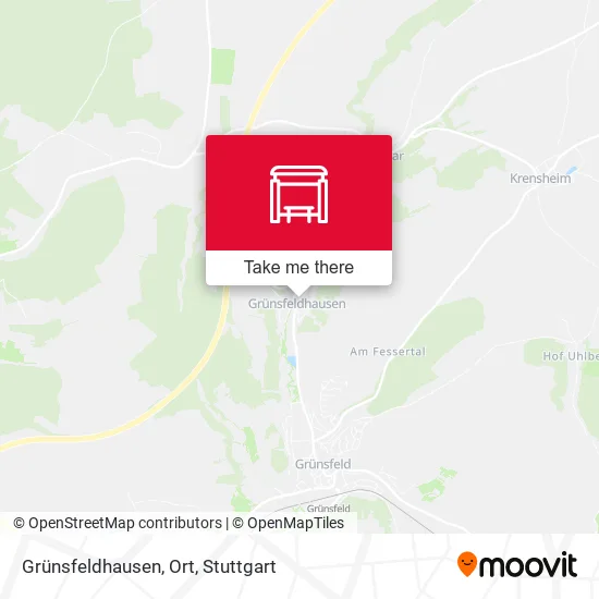 Карта Grünsfeldhausen, Ort