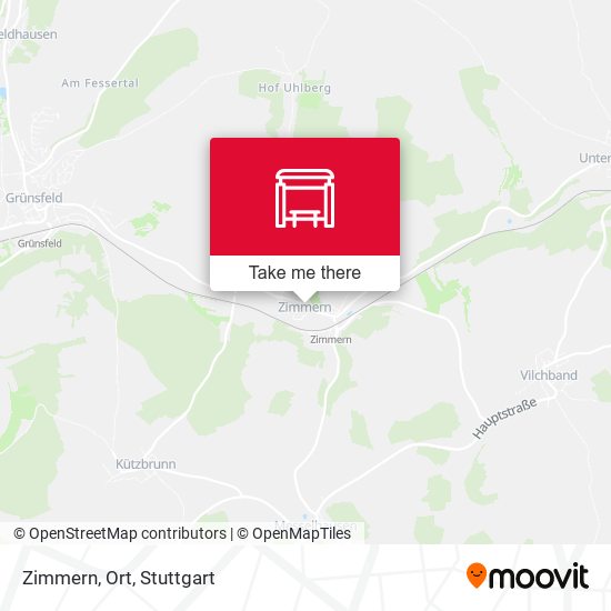 Карта Zimmern, Ort