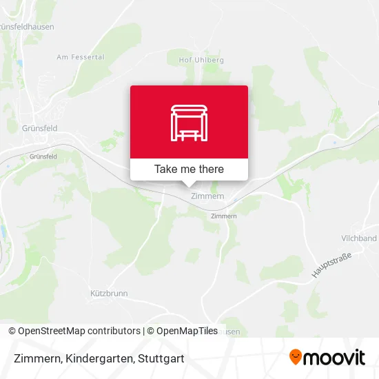 Карта Zimmern, Kindergarten